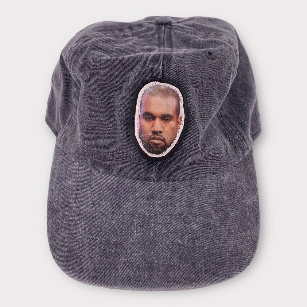 Aliens of Brooklyn Kanye Photo Baseball Cap Gray Denim